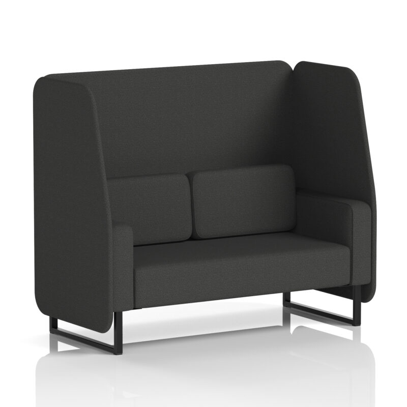 Brixworth Open Booth With Black Legs in Single Tone - Image 62