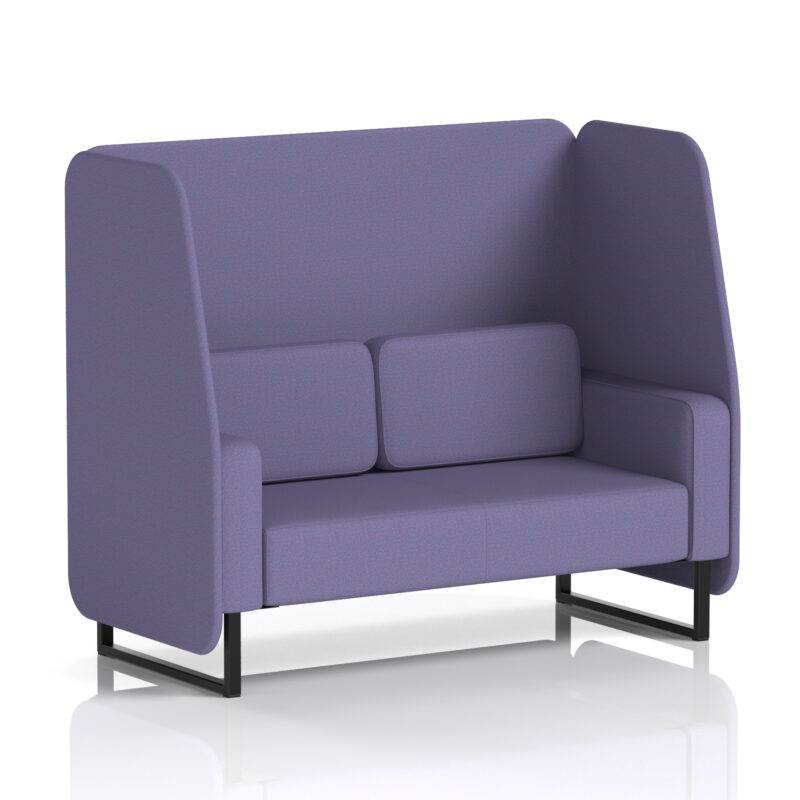 Brixworth Open Booth With Black Legs in Single Tone - Image 65