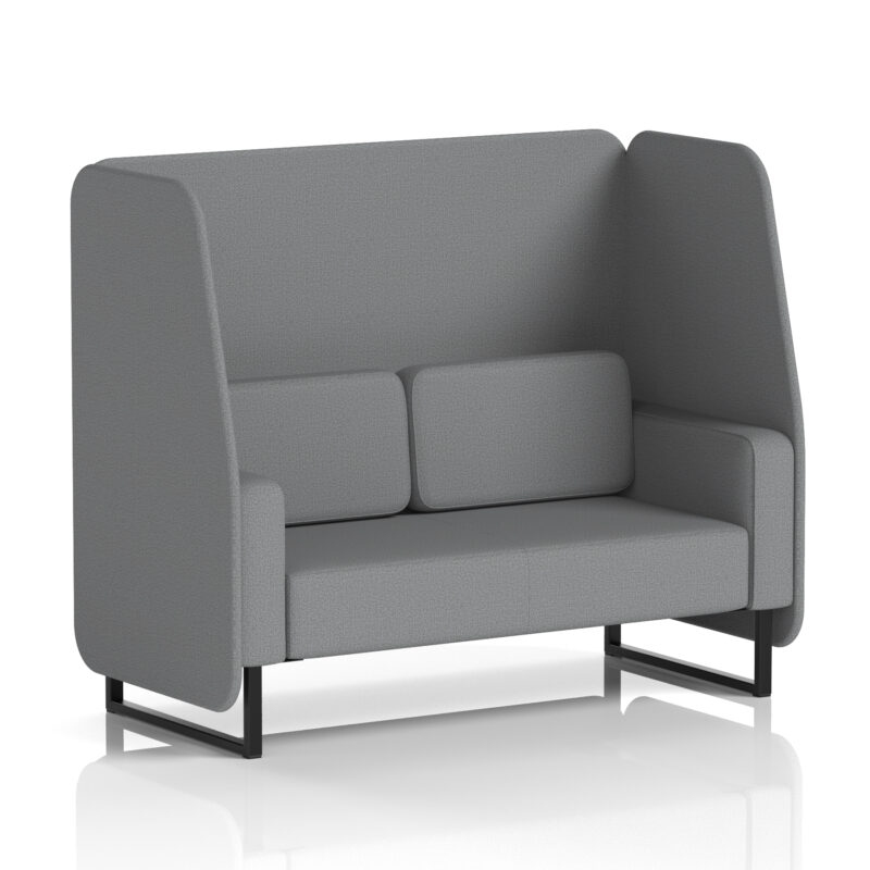 Brixworth Open Booth With Black Legs in Single Tone - Image 68