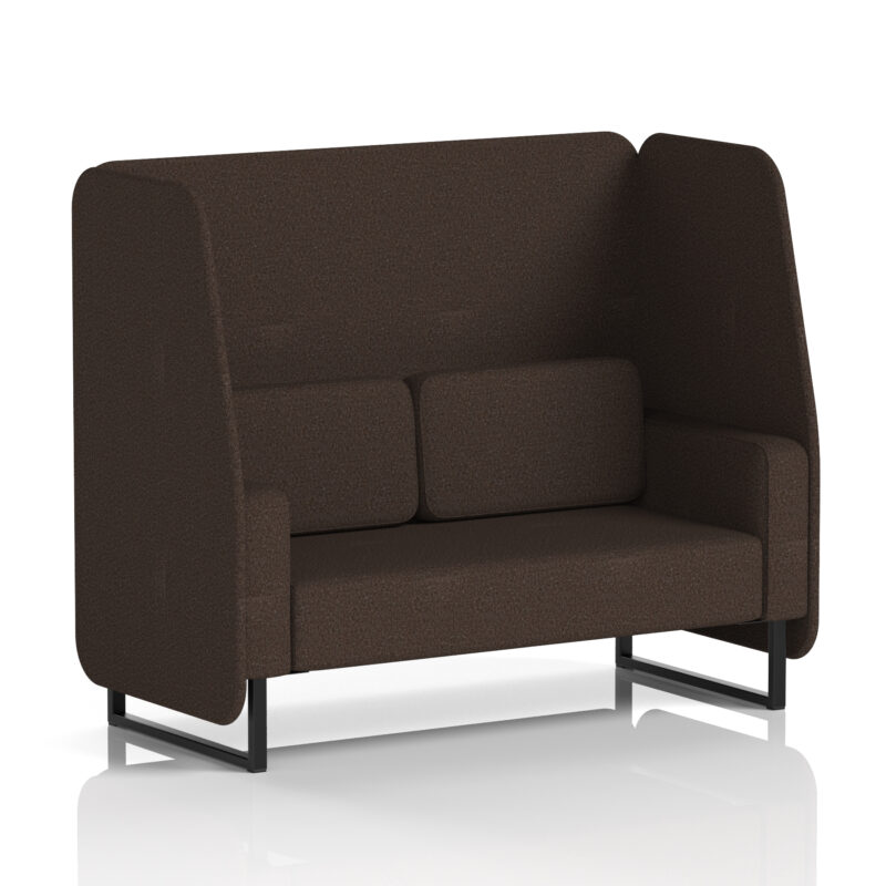 Brixworth Open Booth With Black Legs in Single Tone - Image 71