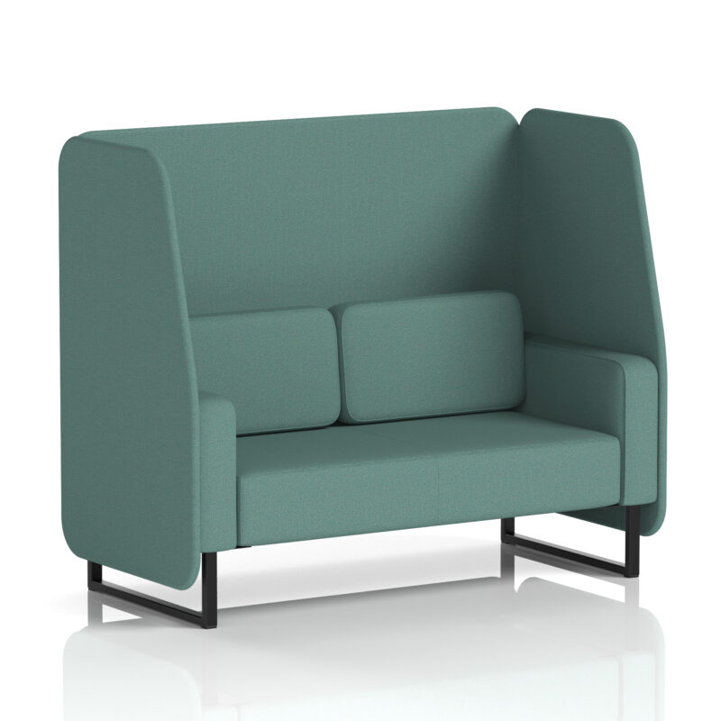 Brixworth Open Booth With Black Legs in Single Tone - Image 74