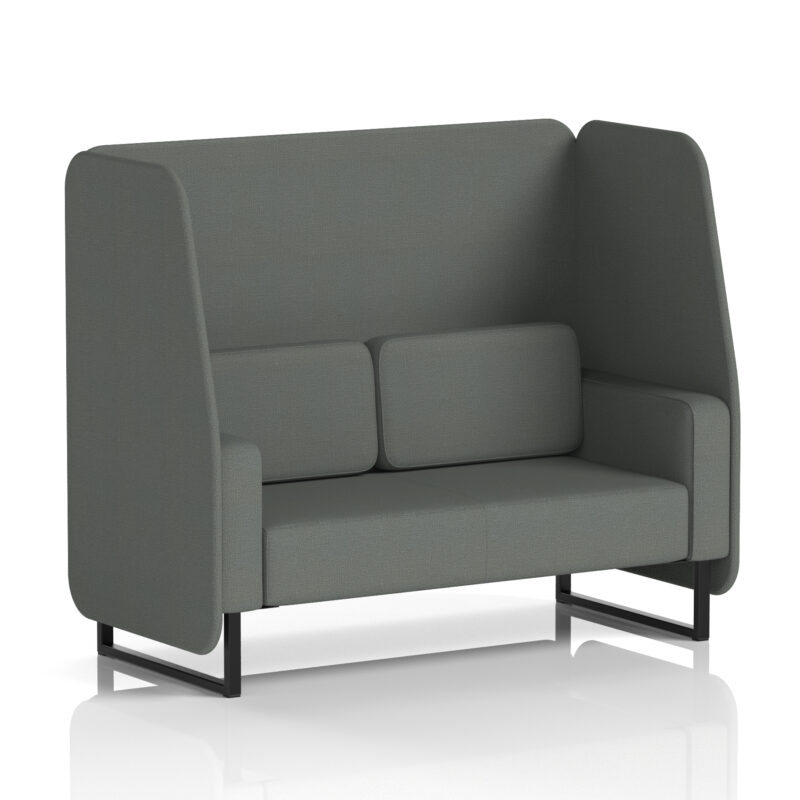 Brixworth Open Booth With Black Legs in Single Tone - Image 77