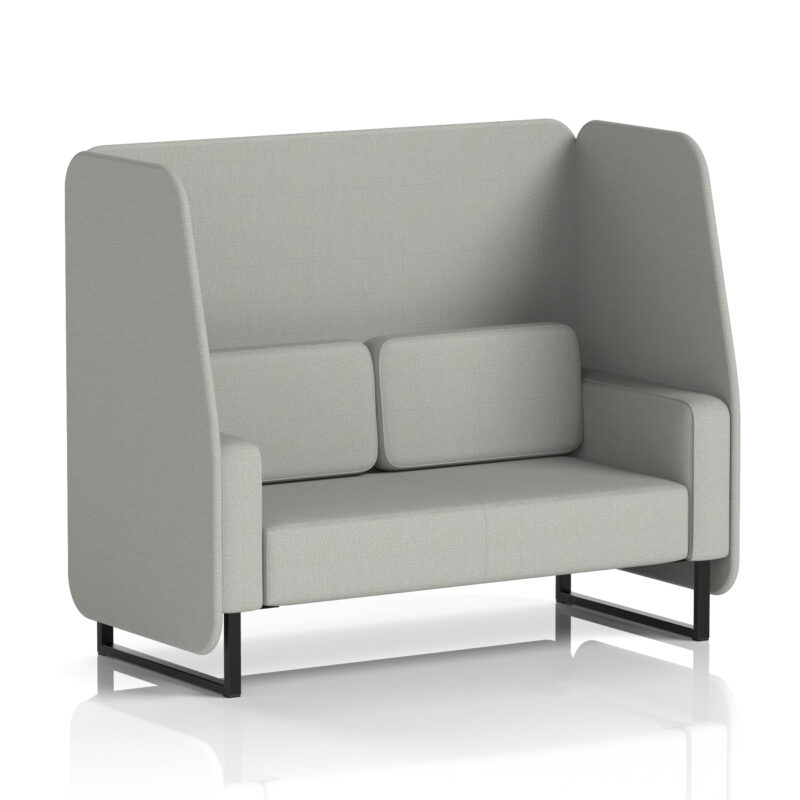 Brixworth Open Booth With Black Legs in Single Tone - Image 83