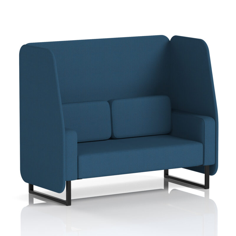 Brixworth Open Booth With Black Legs in Single Tone - Image 86