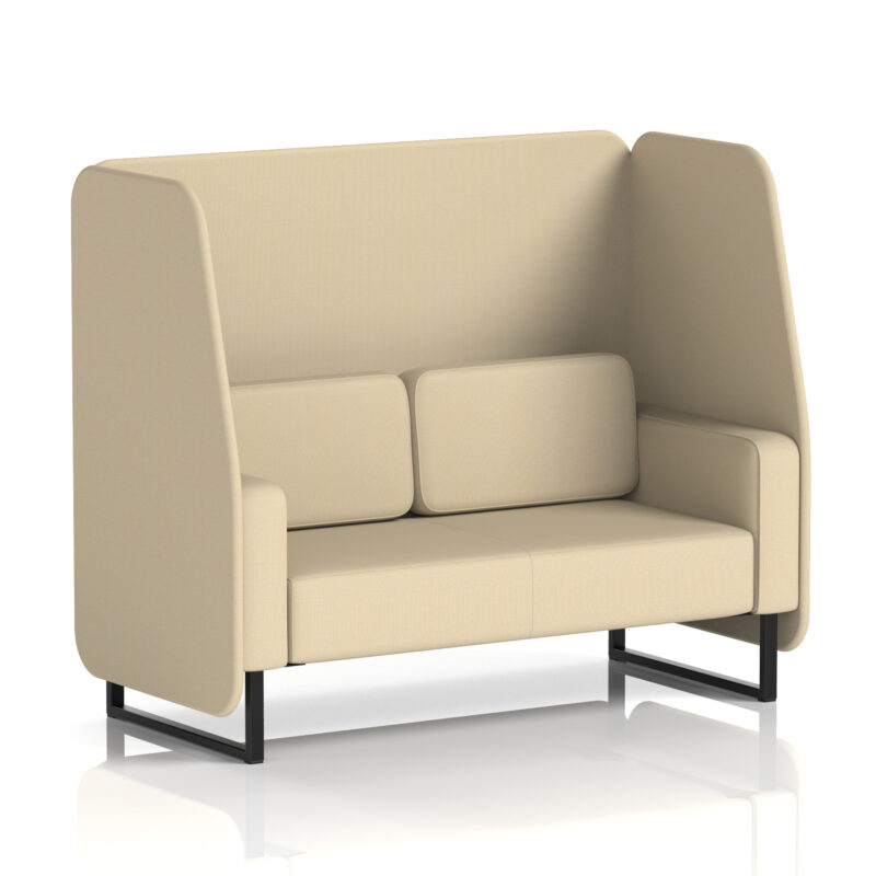 Brixworth Open Booth With Black Legs in Single Tone - Image 89