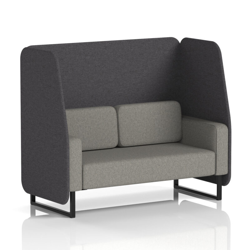 Brixworth Open Booth With Black Legs in Two Tone - Image 20