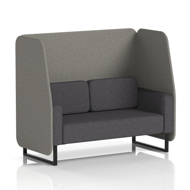 Brixworth Open Booth With Black Legs in Two Tone - Image 29