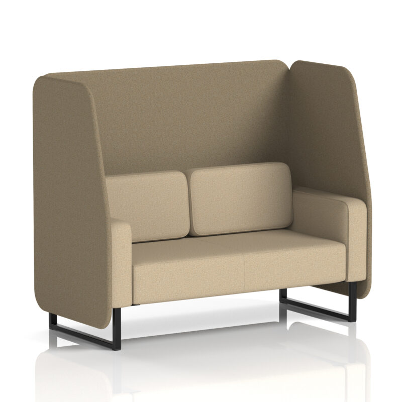 Brixworth Open Booth With Black Legs in Two Tone - Image 38