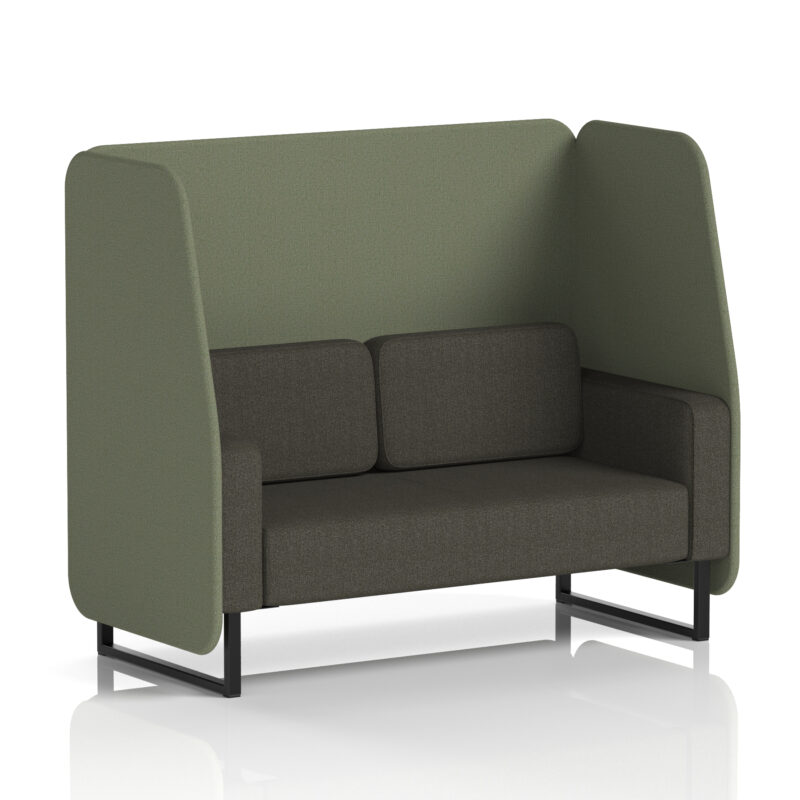 Brixworth Open Booth With Black Legs in Two Tone - Image 41