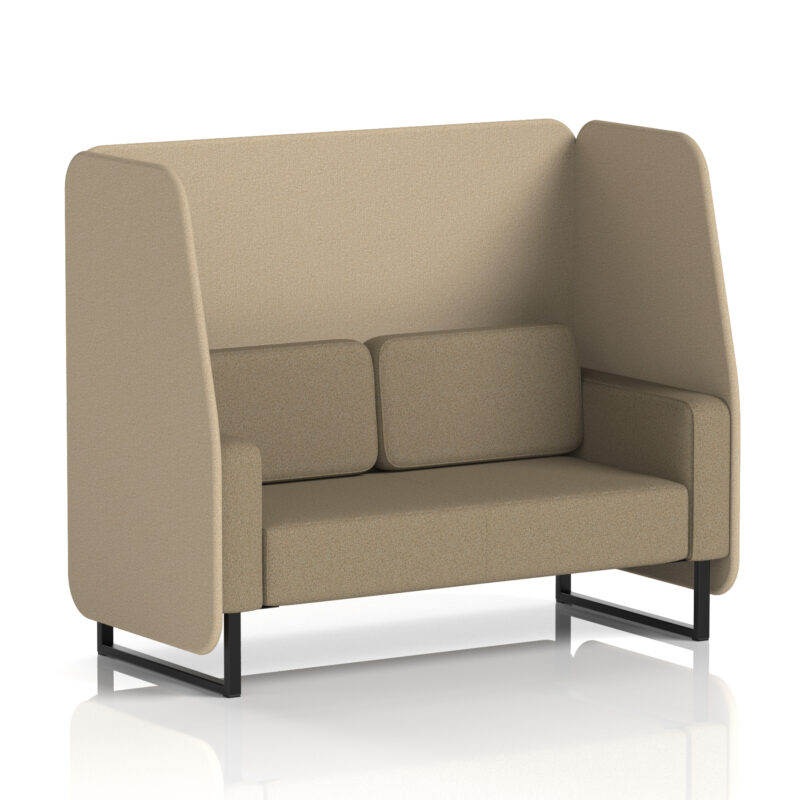 Brixworth Open Booth With Black Legs in Two Tone - Image 50
