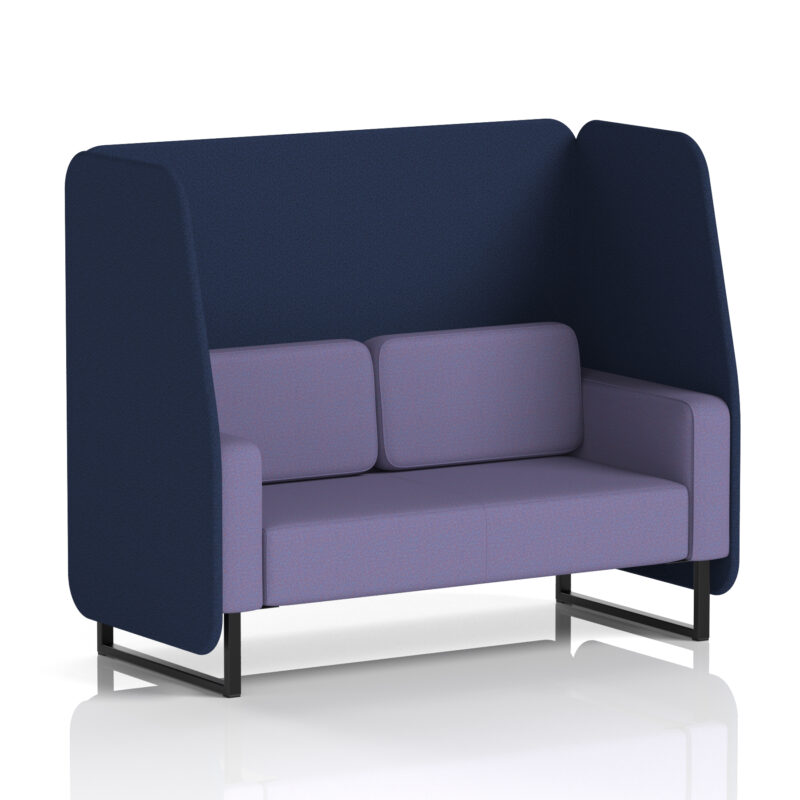Brixworth Open Booth With Black Legs in Two Tone - Image 59