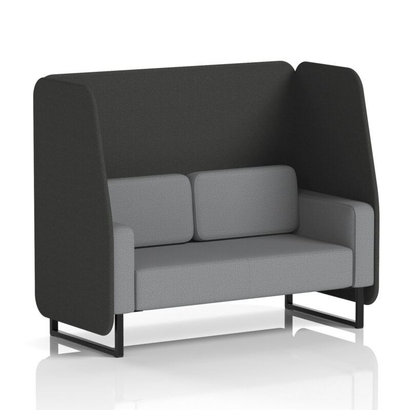 Brixworth Open Booth With Black Legs in Two Tone - Image 62