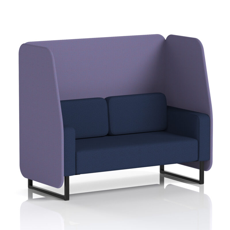 Brixworth Open Booth With Black Legs in Two Tone - Image 65