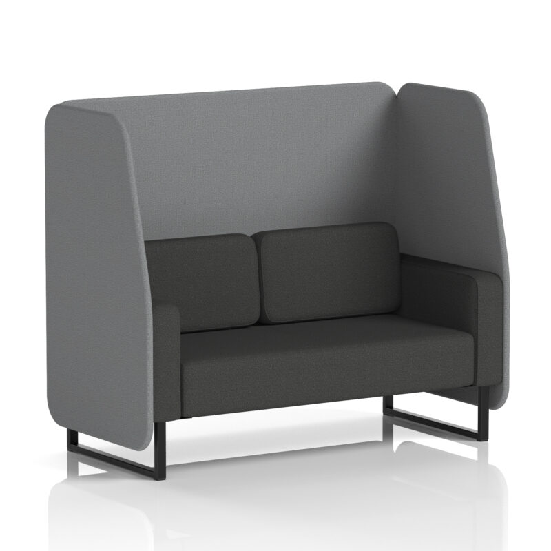 Brixworth Open Booth With Black Legs in Two Tone - Image 68
