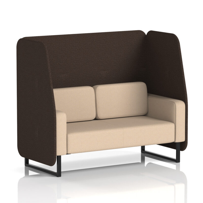 Brixworth Open Booth With Black Legs in Two Tone - Image 71