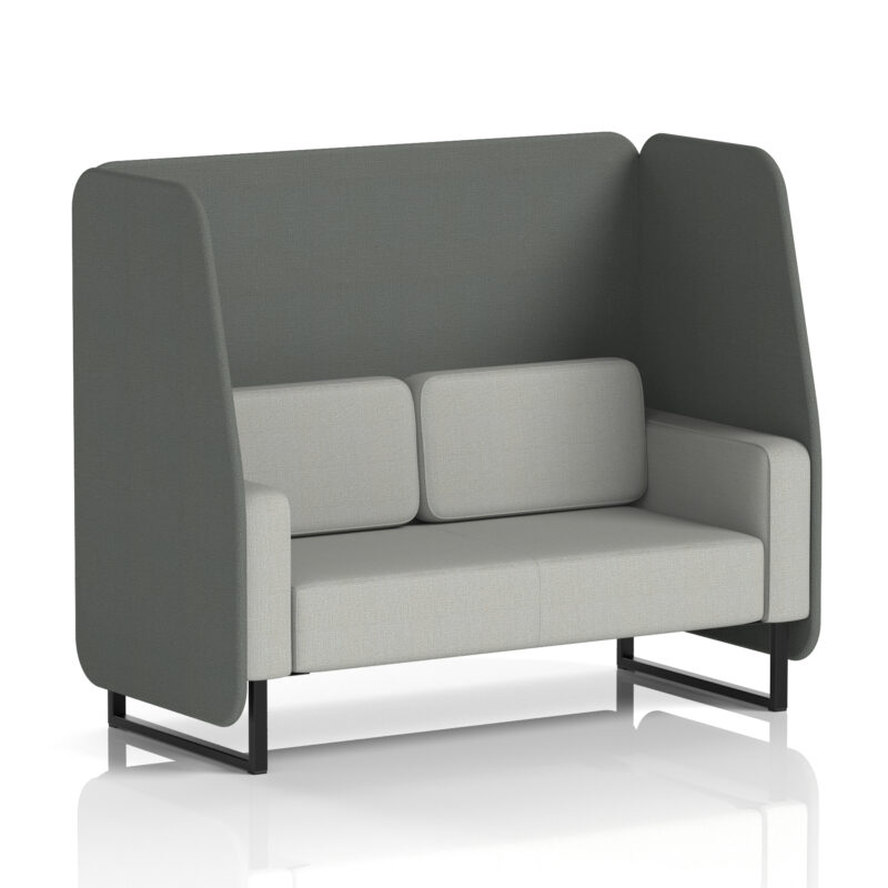 Brixworth Open Booth With Black Legs in Two Tone - Image 77