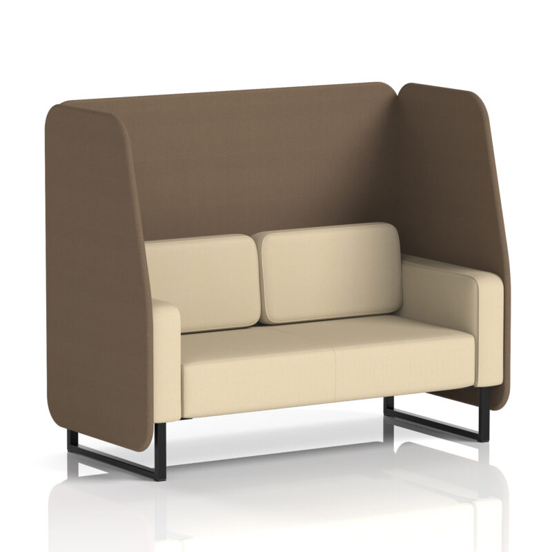 Brixworth Open Booth With Black Legs in Two Tone - Image 80