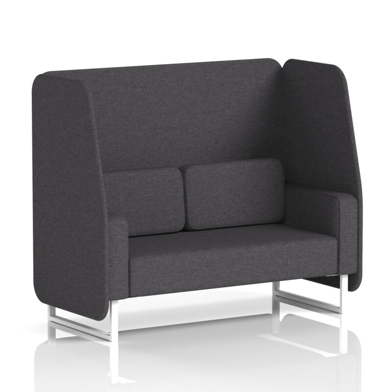 Brixworth Open Booth With White Legs in Single Tone - Image 20