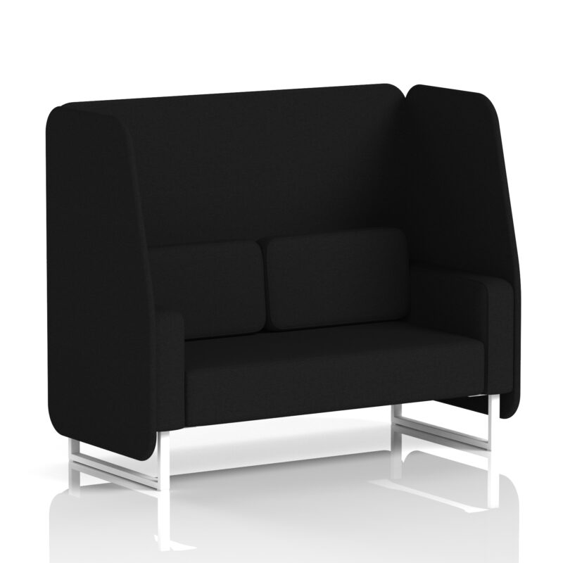 Brixworth Open Booth With White Legs in Single Tone - Image 26