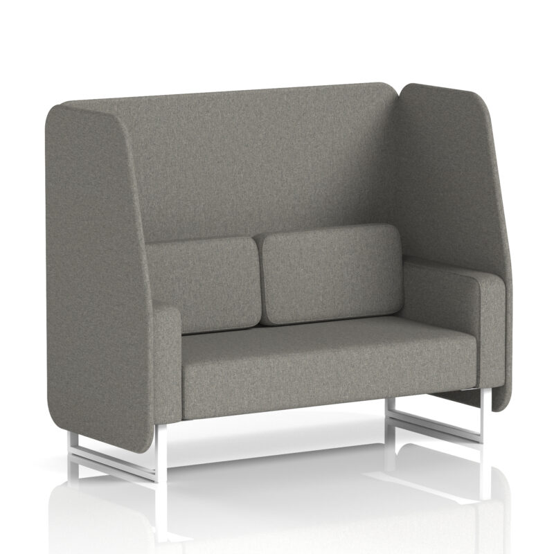 Brixworth Open Booth With White Legs in Single Tone - Image 29