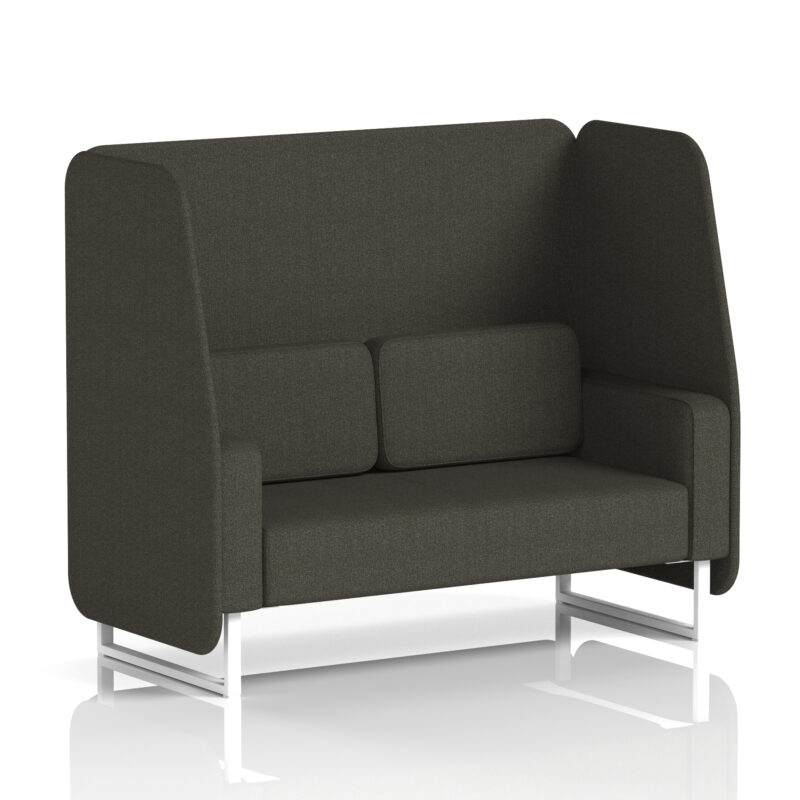 Brixworth Open Booth With White Legs in Single Tone - Image 47