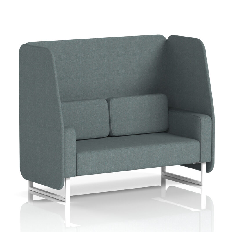 Brixworth Open Booth With White Legs in Single Tone - Image 53