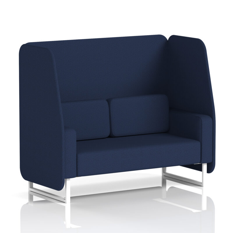 Brixworth Open Booth With White Legs in Single Tone - Image 59