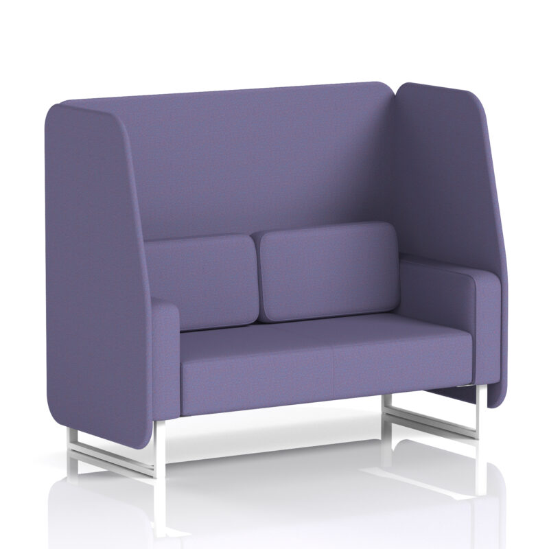 Brixworth Open Booth With White Legs in Single Tone - Image 65