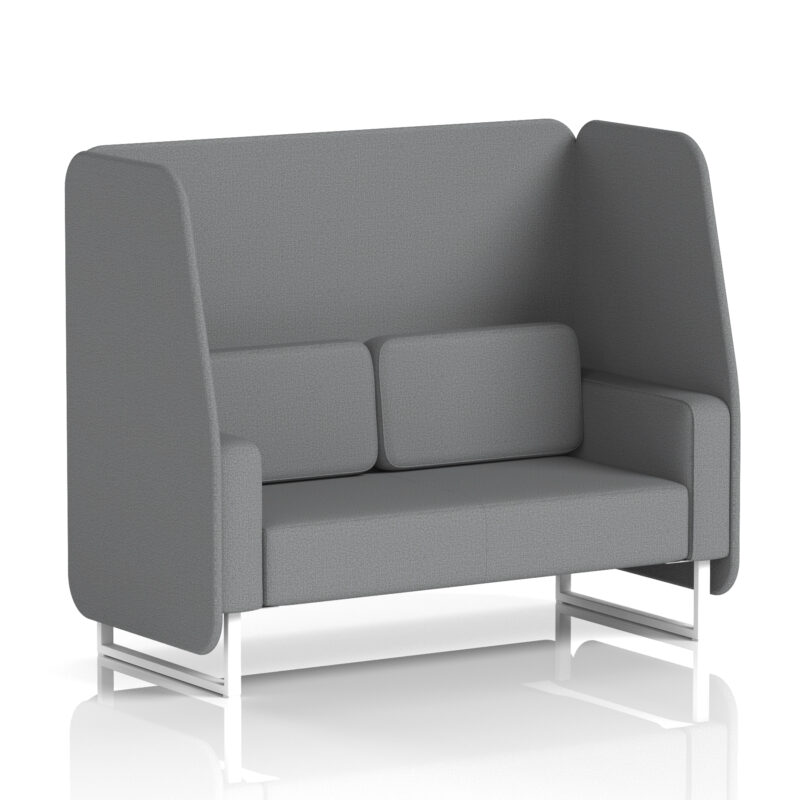Brixworth Open Booth With White Legs in Single Tone - Image 68
