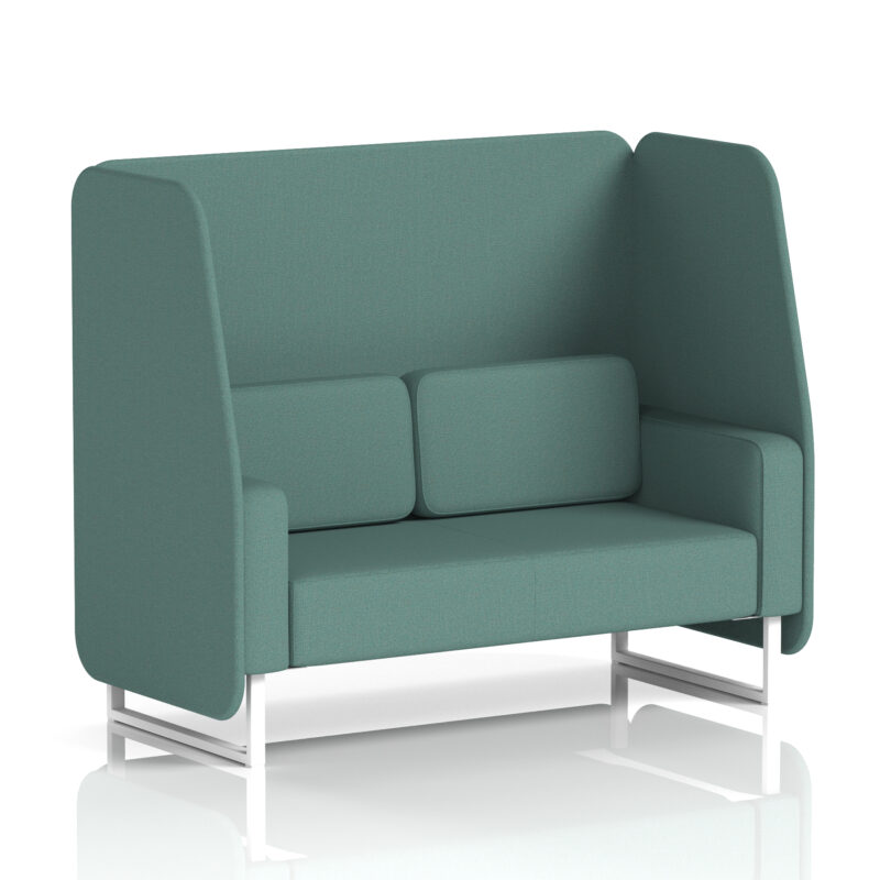 Brixworth Open Booth With White Legs in Single Tone - Image 74