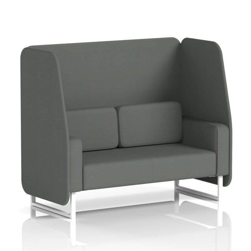 Brixworth Open Booth With White Legs in Single Tone - Image 77