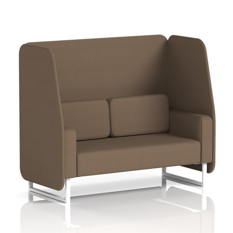 Brixworth Open Booth With White Legs in Single Tone - Image 80