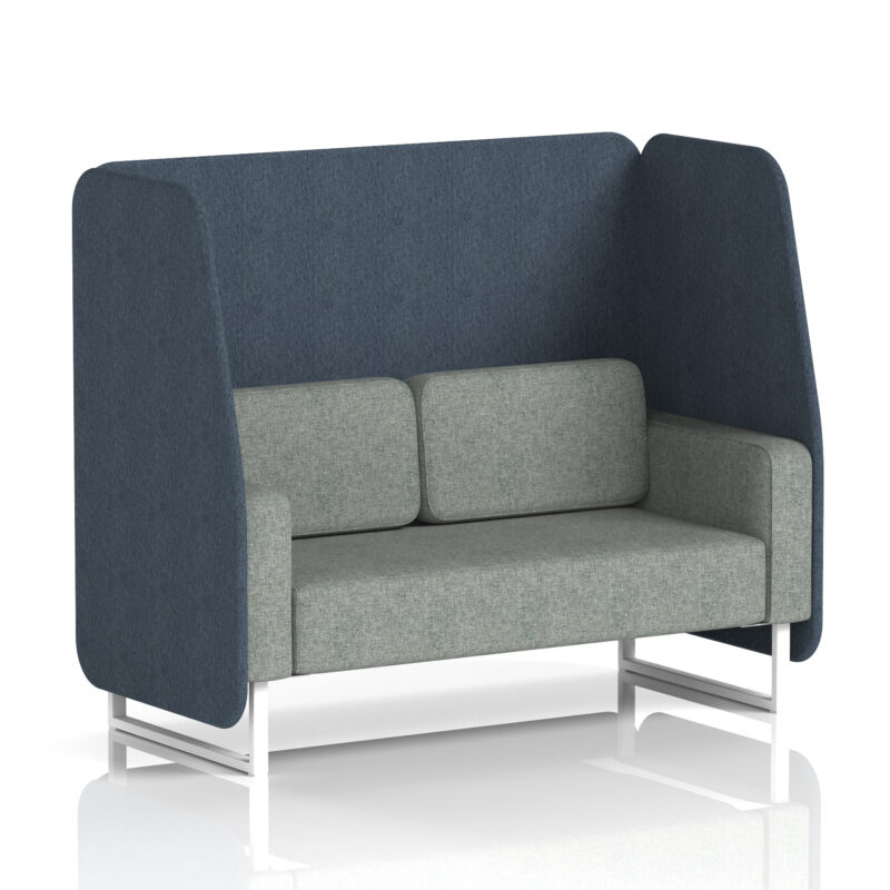 Brixworth Open Booth With White Legs in Two Tone - Image 8