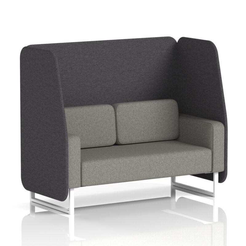 Brixworth Open Booth With White Legs in Two Tone - Image 20