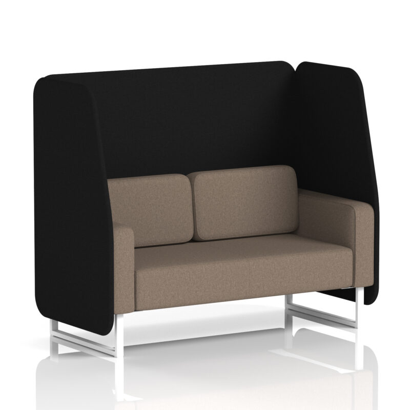 Brixworth Open Booth With White Legs in Two Tone - Image 26