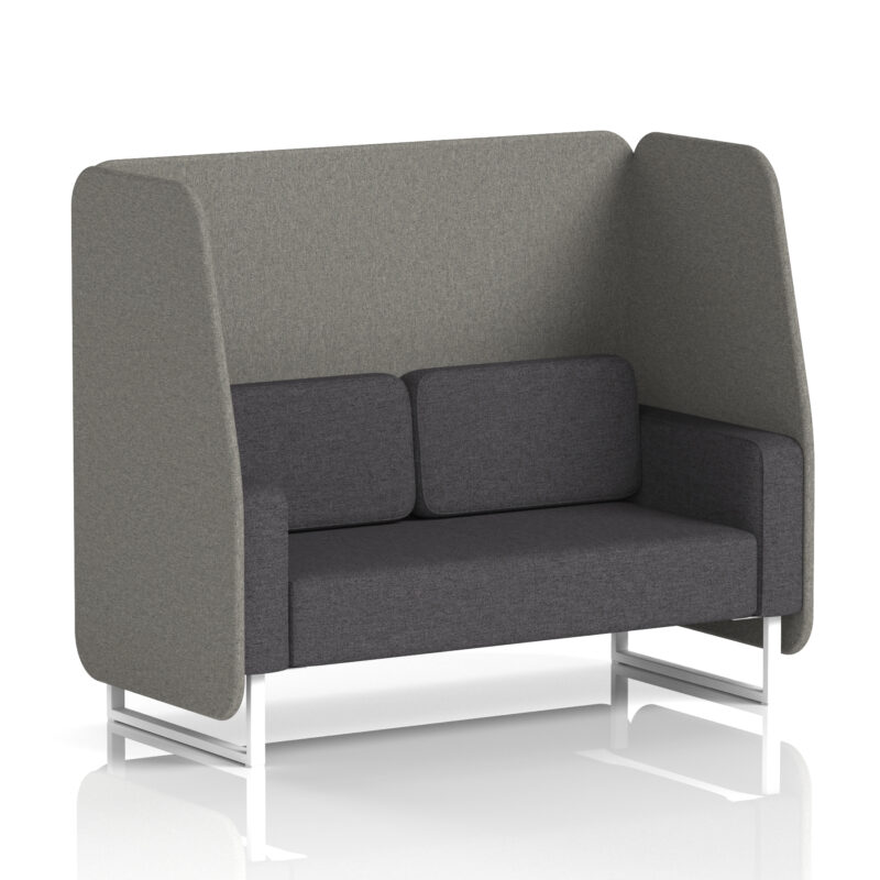 Brixworth Open Booth With White Legs in Two Tone - Image 29