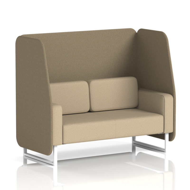 Brixworth Open Booth With White Legs in Two Tone - Image 38
