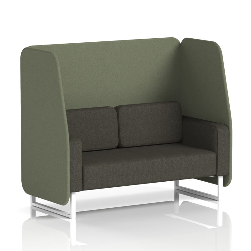 Brixworth Open Booth With White Legs in Two Tone - Image 41