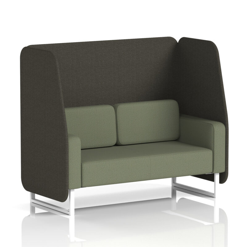 Brixworth Open Booth With White Legs in Two Tone - Image 47