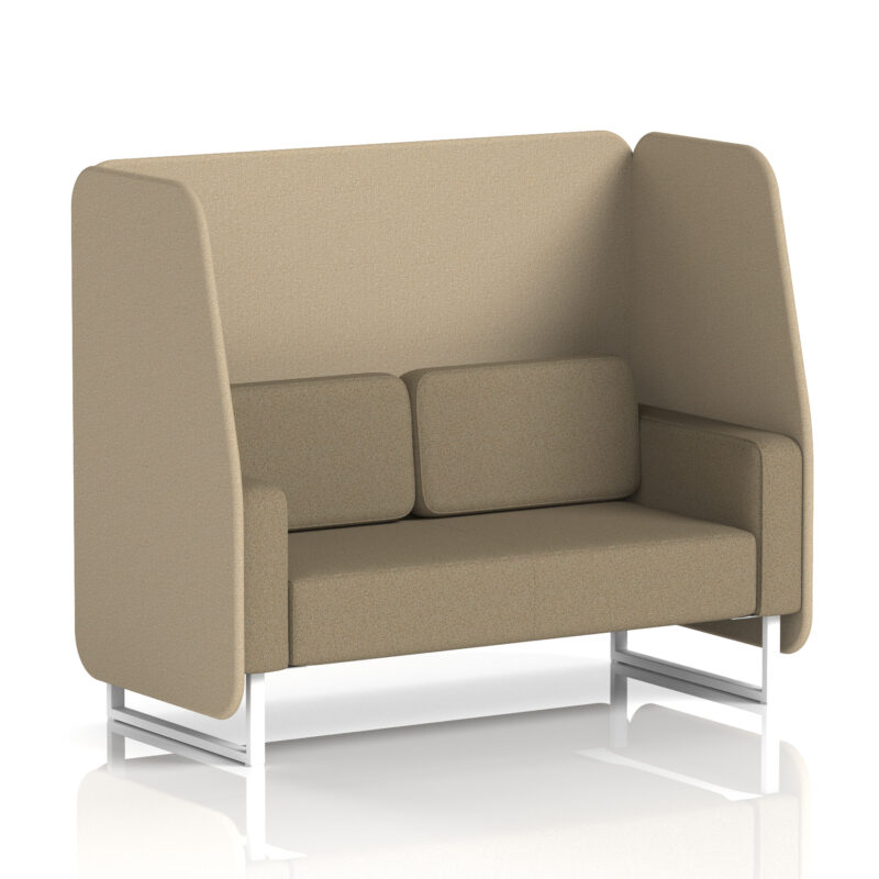 Brixworth Open Booth With White Legs in Two Tone - Image 50