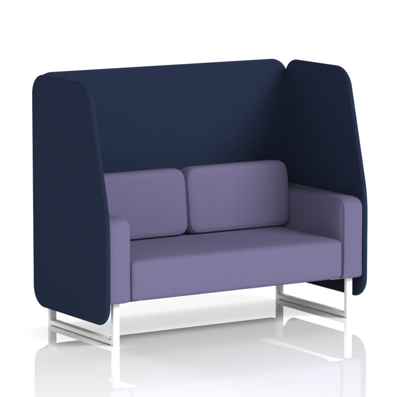 Brixworth Open Booth With White Legs in Two Tone - Image 59