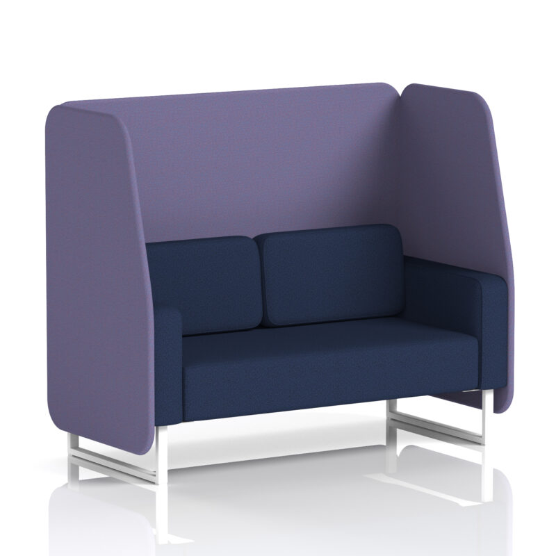 Brixworth Open Booth With White Legs in Two Tone - Image 65