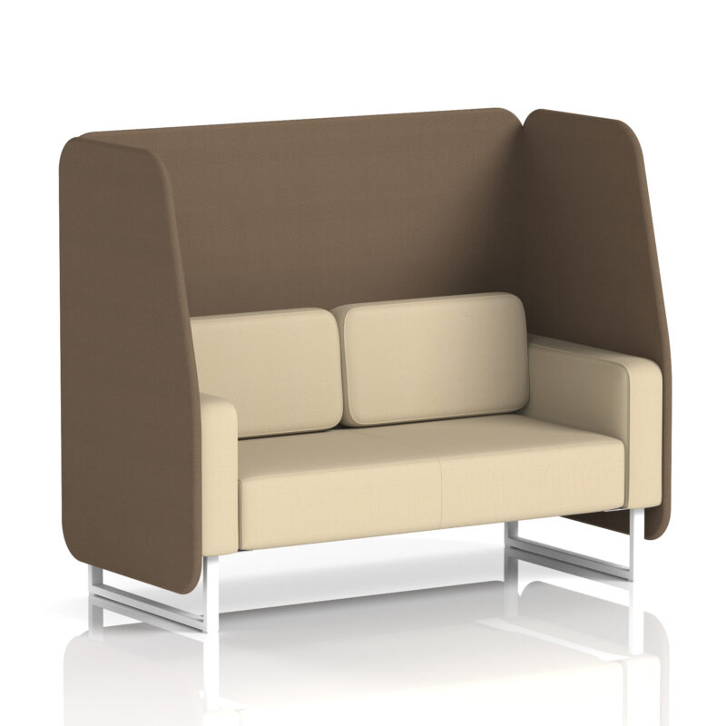 Brixworth Open Booth With White Legs in Two Tone - Image 80