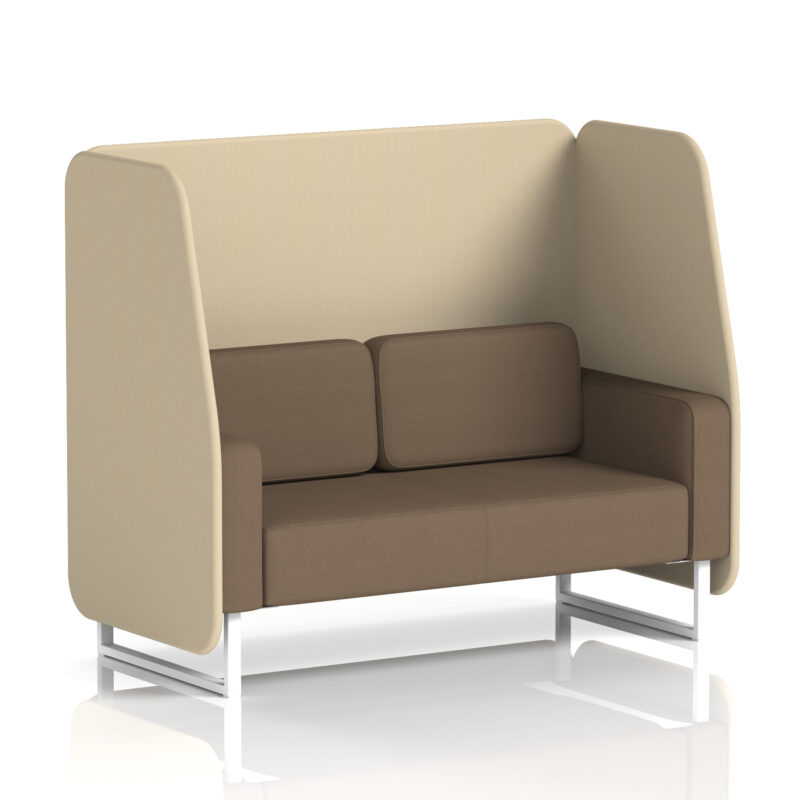 Brixworth Open Booth With White Legs in Two Tone - Image 89