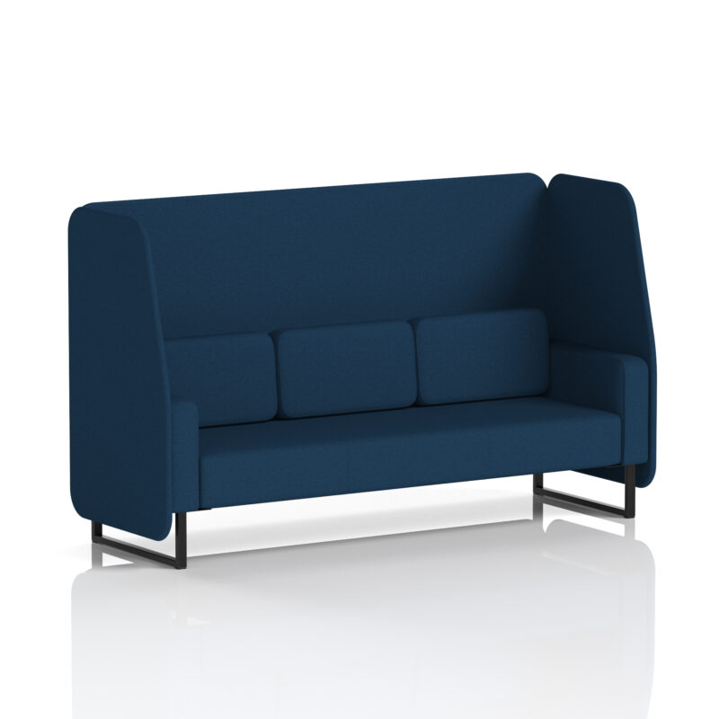 Brixworth Open Booth With Black Legs in Single Tone - Image 24