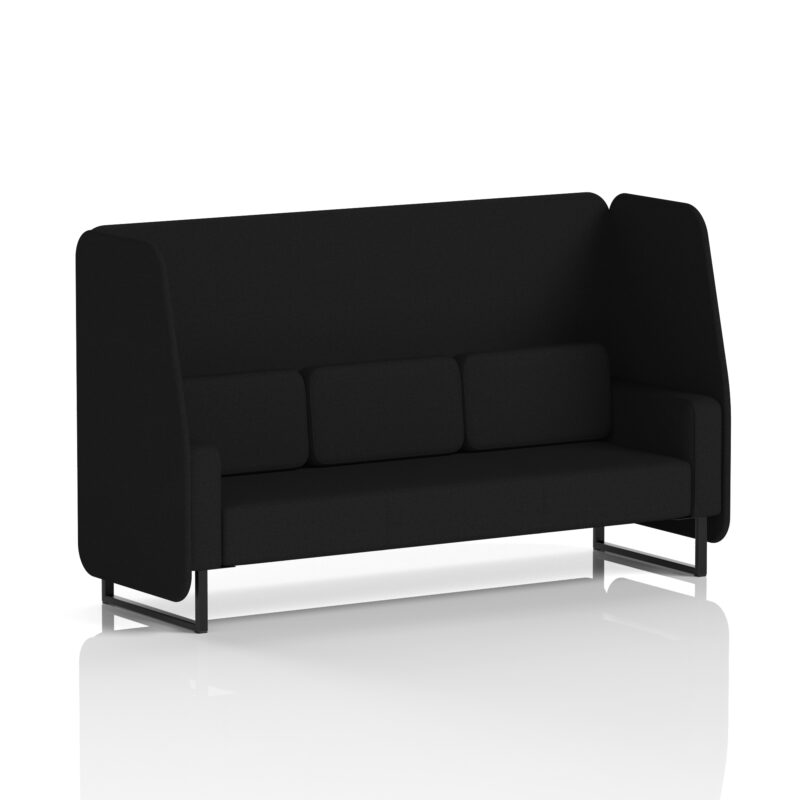 Brixworth Open Booth With Black Legs in Single Tone - Image 27