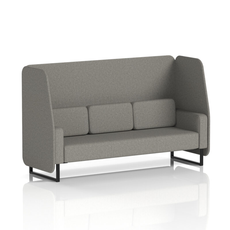Brixworth Open Booth With Black Legs in Single Tone - Image 30