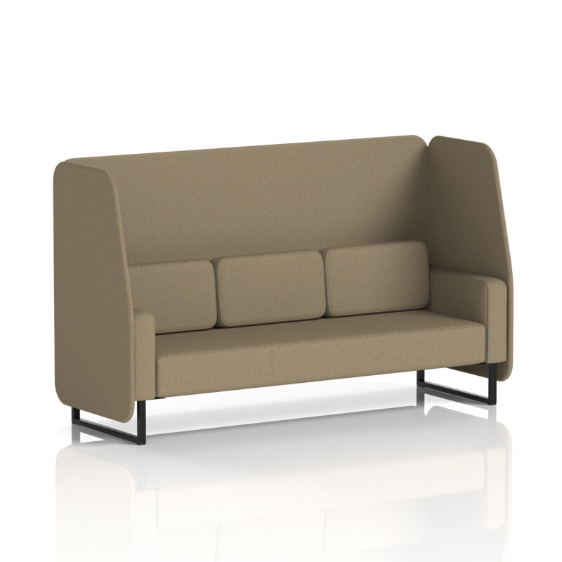 Brixworth Open Booth With Black Legs in Single Tone - Image 39