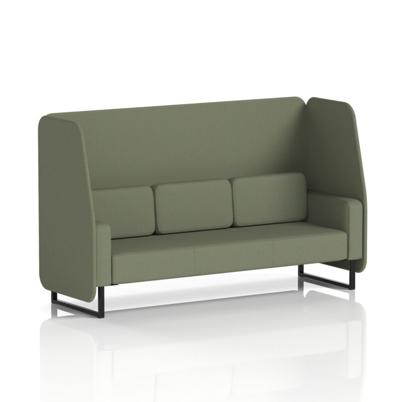 Brixworth Open Booth With Black Legs in Single Tone - Image 42
