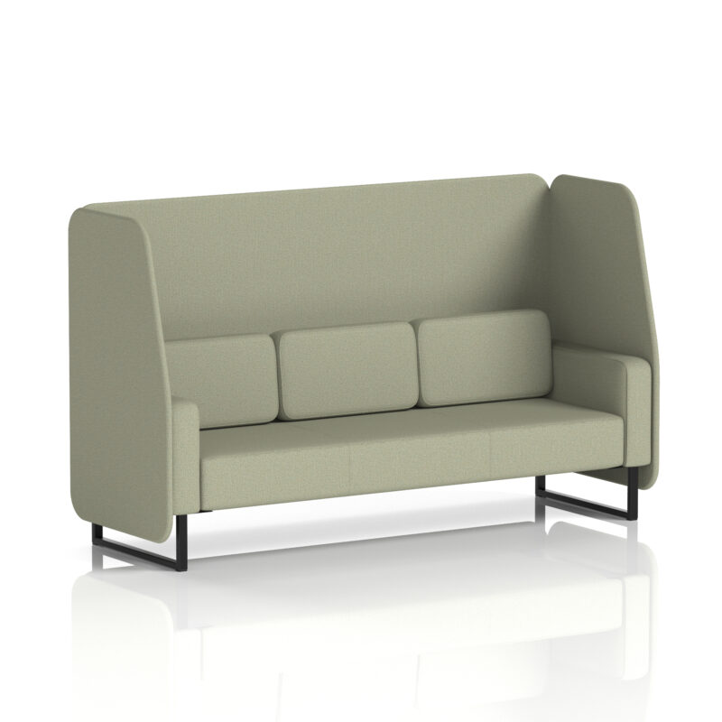 Brixworth Open Booth With Black Legs in Single Tone - Image 45